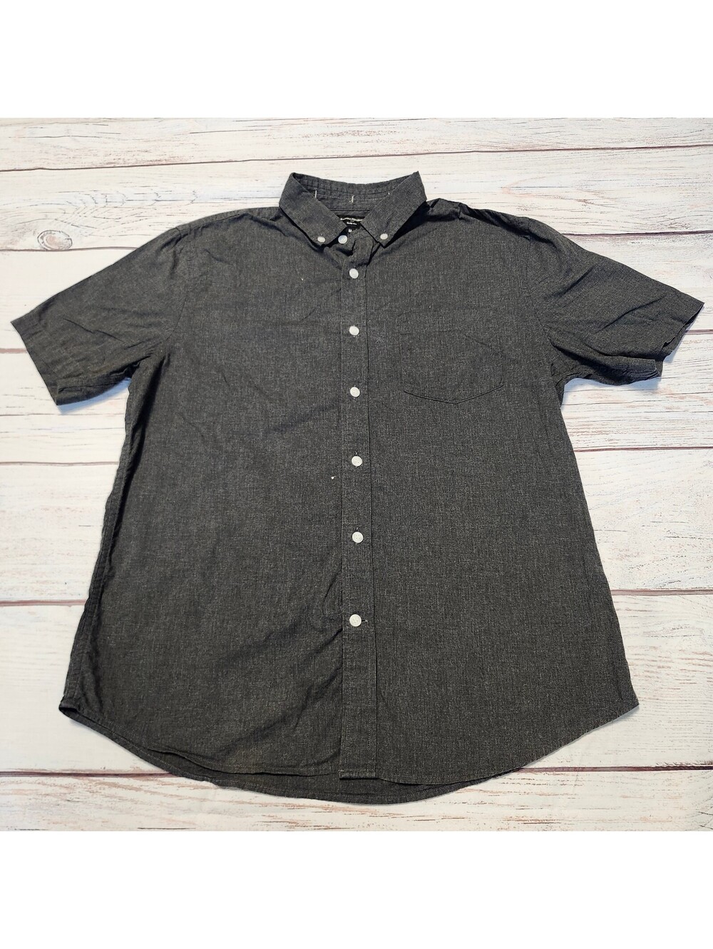 Banana Republic Slim Fit Men's Short Sleeve Button-Down Shirt Medium